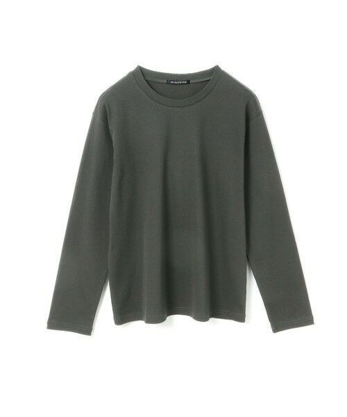 mizuiro ind/ミズイロインド mizuiro ind クルーネックT ダークグレー(color92) FREE mizuiro ind/ミズイロインド mizuiro ind クルーネックT ダークグレー(color92) FREE