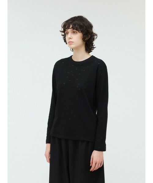 mizuiro ind / ミズイロインド カットソー | mizuiro ind バーンアウトドットプリントロンT | 詳細4