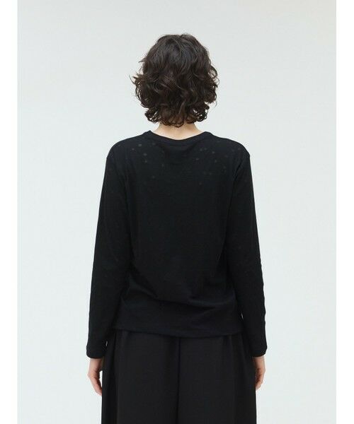 mizuiro ind / ミズイロインド カットソー | mizuiro ind バーンアウトドットプリントロンT | 詳細5