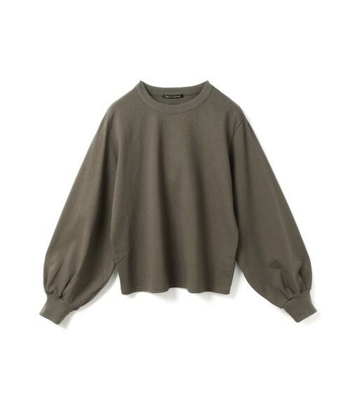 mizuiro ind/ミズイロインド mizuiro ind パフスリーブロングT カーキグレー(color24) FREE mizuiro ind/ミズイロインド mizuiro ind パフスリーブロングT カーキグレー(color24) FREE