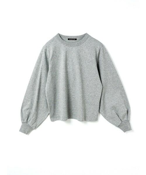 mizuiro ind / ミズイロインド カットソー | mizuiro ind パフスリーブロングT(グレー(color91))