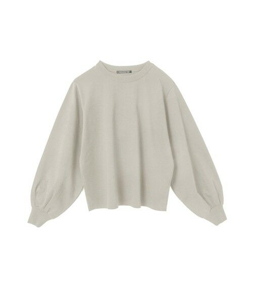 mizuiro ind / ミズイロインド カットソー | mizuiro ind パフスリーブロングT（グレージュ(color20)）
