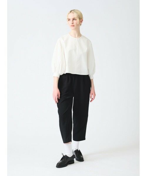 mizuiro ind / ミズイロインド シャツ・ブラウス | mizuiro ind プリーツパフスリーブプルオーバー | 詳細9