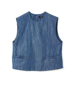 mizuiro ind / ミズイロインド ベスト | mizuiro ind デニムショートベスト