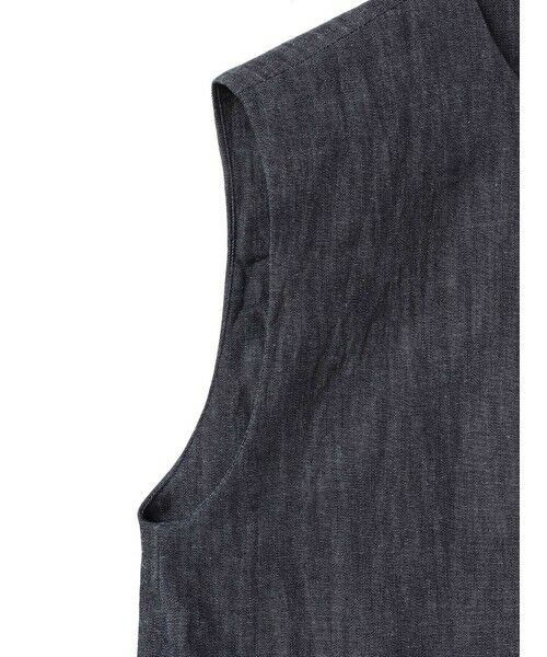 mizuiro ind / ミズイロインド ベスト | mizuiro ind デニムショートベスト | 詳細8