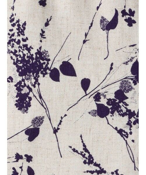 mizuiro ind / ミズイロインド シャツ・ブラウス | mizuiro ind レーヨンリネンプリントワイドシャツ | 詳細2