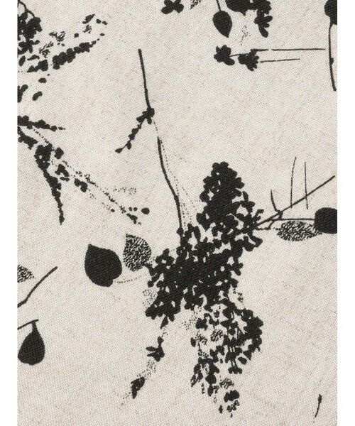 mizuiro ind / ミズイロインド シャツ・ブラウス | mizuiro ind レーヨンリネンプリントワイドシャツ | 詳細8