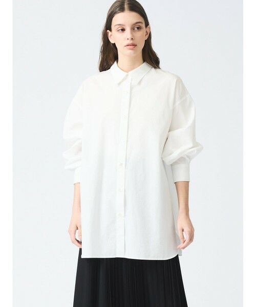 mizuiro ind / ミズイロインド シャツ・ブラウス | mizuiro ind メンズライクワイドシャツ | 詳細12