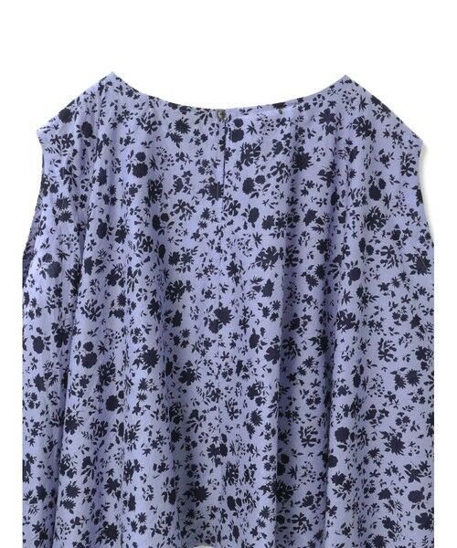 mizuiro ind / ミズイロインド シャツ・ブラウス | mizuiro ind スモールフラワーノースリーブフレアプルオーバー | 詳細7