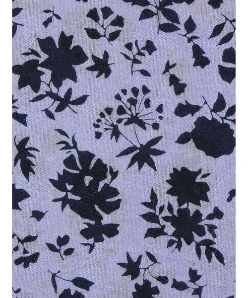 mizuiro ind / ミズイロインド シャツ・ブラウス | mizuiro ind スモールフラワーノースリーブフレアプルオーバー | 詳細1