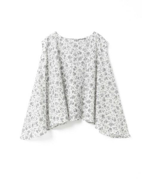 mizuiro ind / ミズイロインド シャツ・ブラウス | mizuiro ind スモールフラワーノースリーブフレアプルオーバー | 詳細9