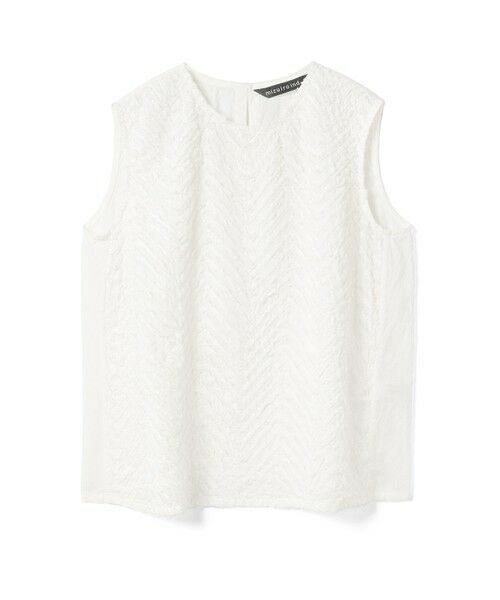 mizuiro ind/ミズイロインド mizuiro ind ハンドカットフリルノースリーブプルオーバー キナリ(color13) FREE mizuiro ind/ミズイロインド mizuiro ind ハンドカットフリルノースリーブプルオーバー キナリ(color13) FREE