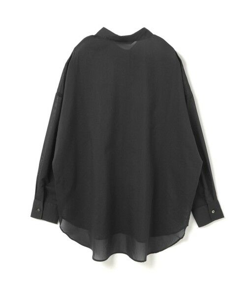 セール】 mizuiro ind バンドカラーロングシャツ （ドレス