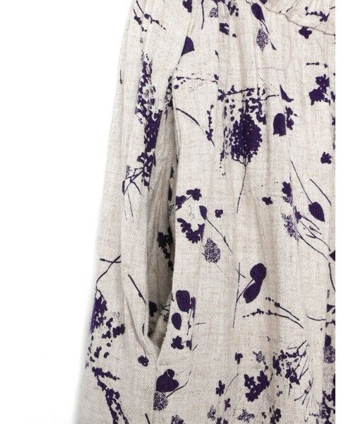 mizuiro ind / ミズイロインド その他パンツ | mizuiro ind レーヨンリネンプリントイージーパンツ | 詳細3