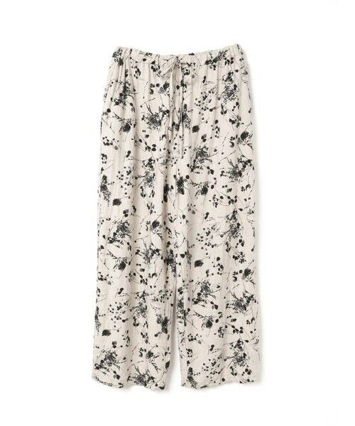 mizuiro ind / ミズイロインド その他パンツ | mizuiro ind レーヨンリネンプリントイージーパンツ | 詳細7