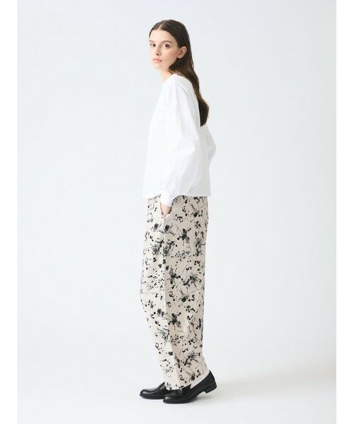 mizuiro ind / ミズイロインド その他パンツ | mizuiro ind レーヨンリネンプリントイージーパンツ | 詳細10