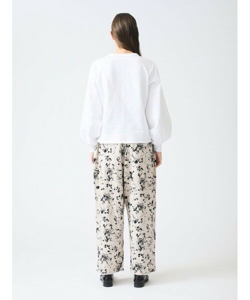 mizuiro ind / ミズイロインド その他パンツ | mizuiro ind レーヨンリネンプリントイージーパンツ | 詳細11