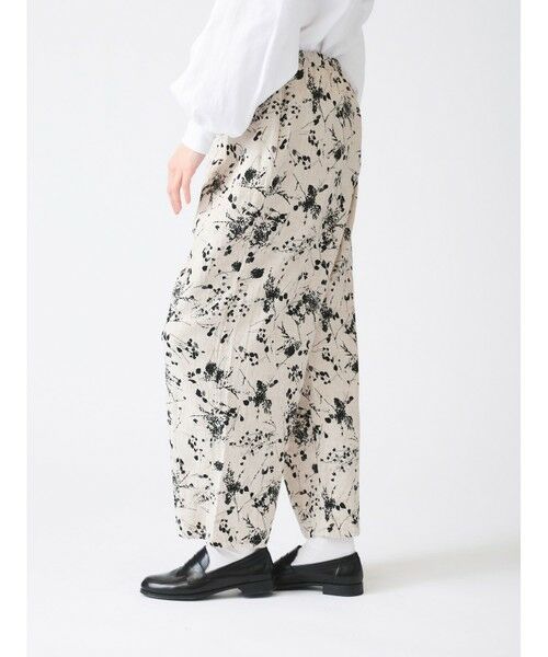 mizuiro ind / ミズイロインド その他パンツ | mizuiro ind レーヨンリネンプリントイージーパンツ | 詳細13