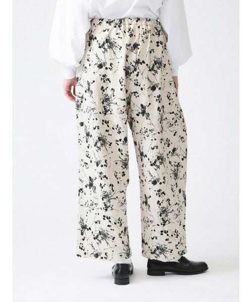 mizuiro ind / ミズイロインド その他パンツ | mizuiro ind レーヨンリネンプリントイージーパンツ | 詳細14