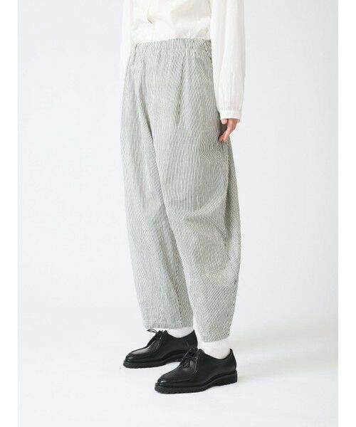 mizuiro ind / ミズイロインド その他パンツ | mizuiro ind ヒッコリーワイドテーパードパンツ | 詳細16