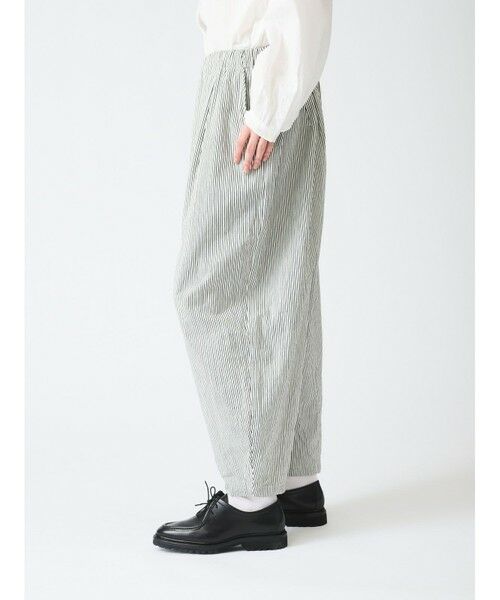 mizuiro ind / ミズイロインド その他パンツ | mizuiro ind ヒッコリーワイドテーパードパンツ | 詳細17
