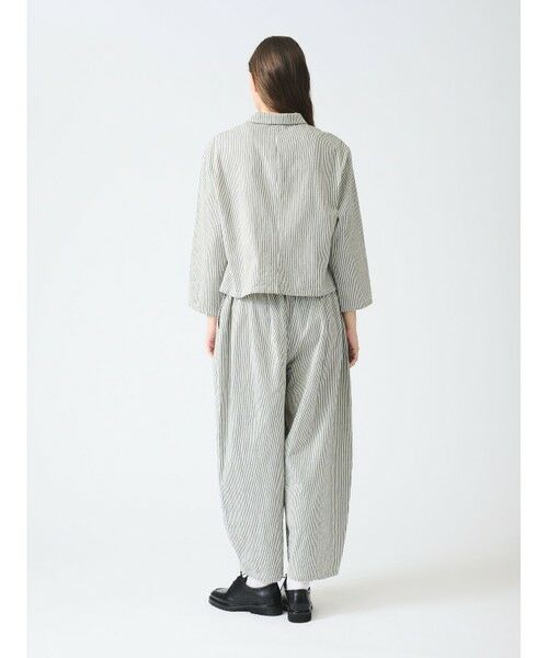 mizuiro ind ヒッコリーワイドテーパードパンツ （その他パンツ
