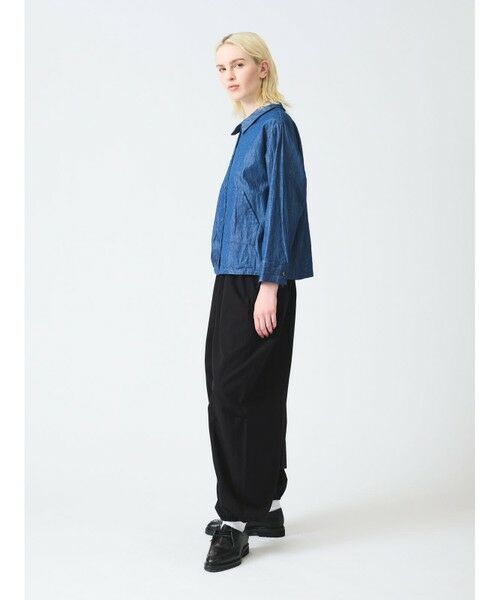 【MARUNI】ロゴプリント ドローストリングパンツ セール】リラックスドローストリングパンツ（スラックス