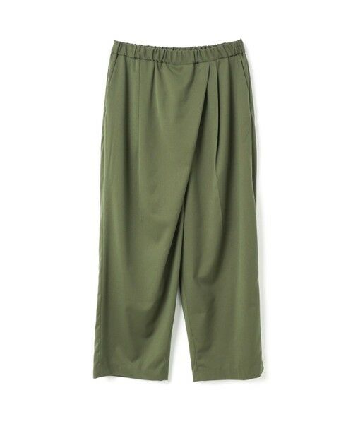 mizuiro ind/ミズイロインド mizuiro ind ラップライクワイドパンツ ダークグリーン(color22) FREE mizuiro ind/ミズイロインド mizuiro ind ラップライクワイドパンツ ダークグリーン(color22) FREE