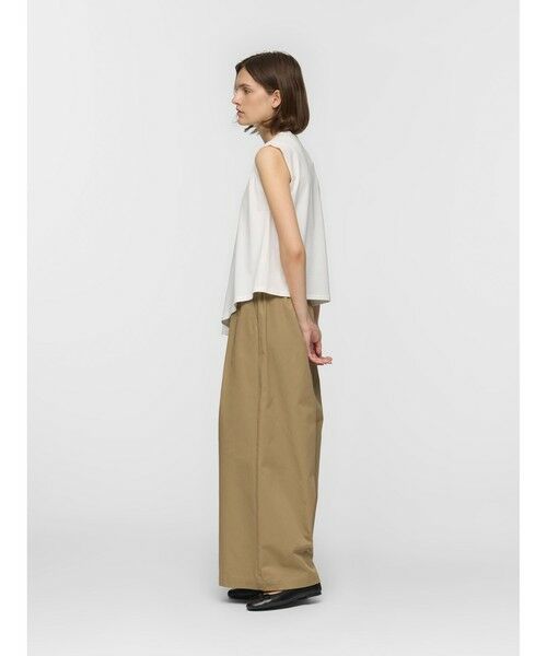 mizuiro ind / ミズイロインド カットソー | mizuiro ind Vネックアシンメトリーノースリーブプルオーバー | 詳細7