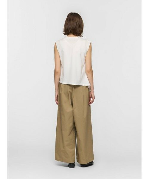 mizuiro ind / ミズイロインド カットソー | mizuiro ind Vネックアシンメトリーノースリーブプルオーバー | 詳細8