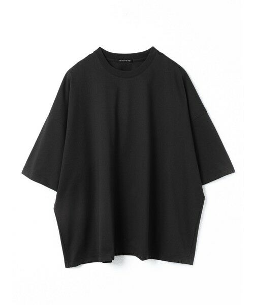 mizuiro ind/ミズイロインド mizuiro ind クルーネックワイドチュニック ブラック(color99) FREE mizuiro ind/ミズイロインド mizuiro ind クルーネックワイドチュニック ブラック(color99) FREE