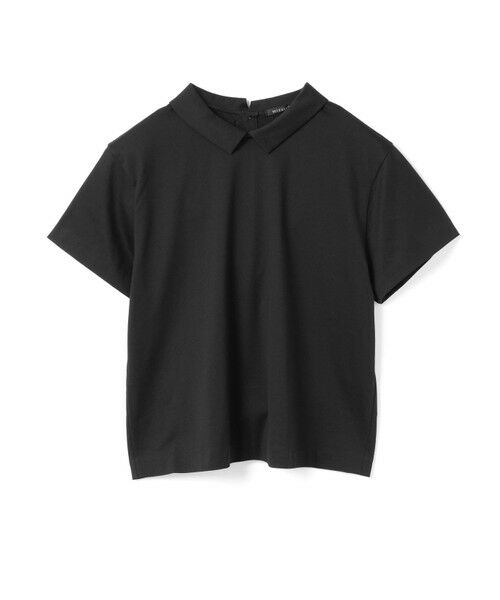 mizuiro ind/ミズイロインド mizuiro ind 襟付きTシャツ ブラック(color99) FREE mizuiro ind/ミズイロインド mizuiro ind 襟付きTシャツ ブラック(color99) FREE