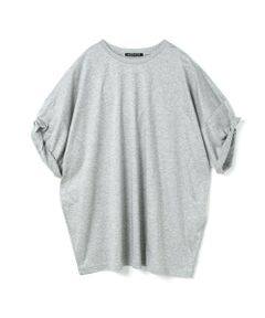 mizuiro ind / ミズイロインド カットソー | mizuiro ind ロールアップスリーブワイドT