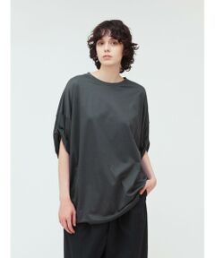 mizuiro ind ロールアップスリーブワイドT