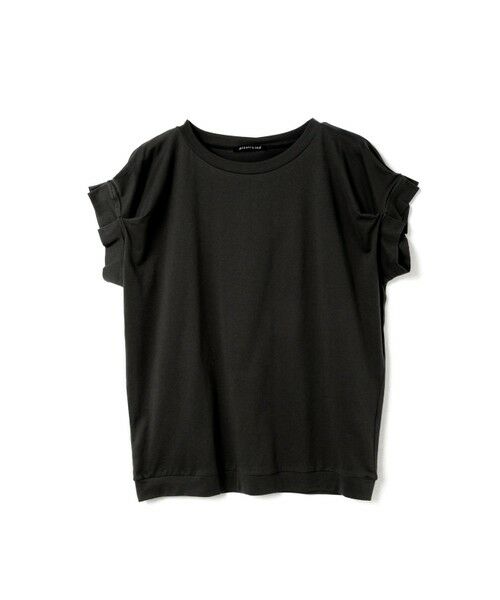 mizuiro ind / ミズイロインド カットソー | mizuiro ind フリルスリーブクルーネックプルオーバー | 詳細4