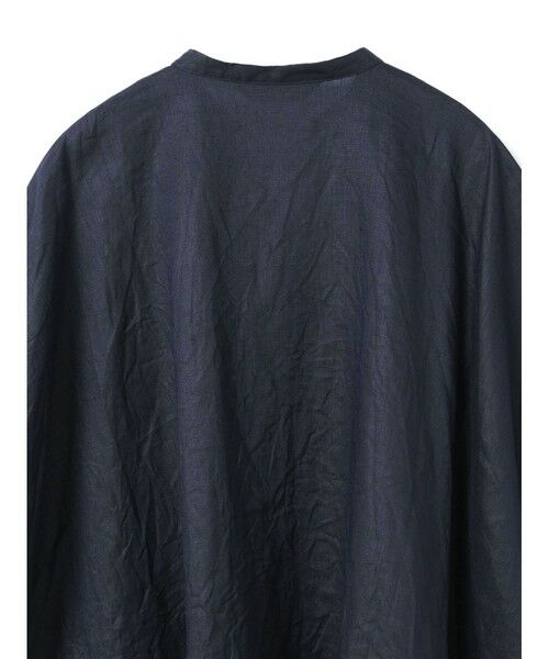 【美品】mizuiro ind スタンドカラーコクーンシャツ　ブラック セール】 mizuiro ind スタンドカラーコクーンシャツ （シャツ