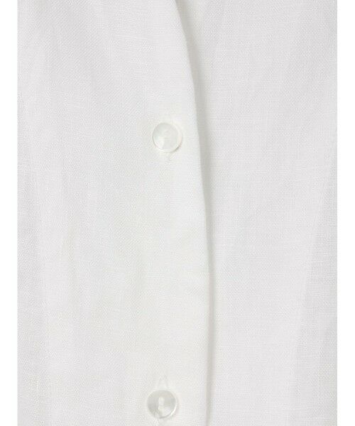 mizuiro ind / ミズイロインド シャツ・ブラウス | mizuiro ind リネンスタンドカラーコクーンシャツ | 詳細10