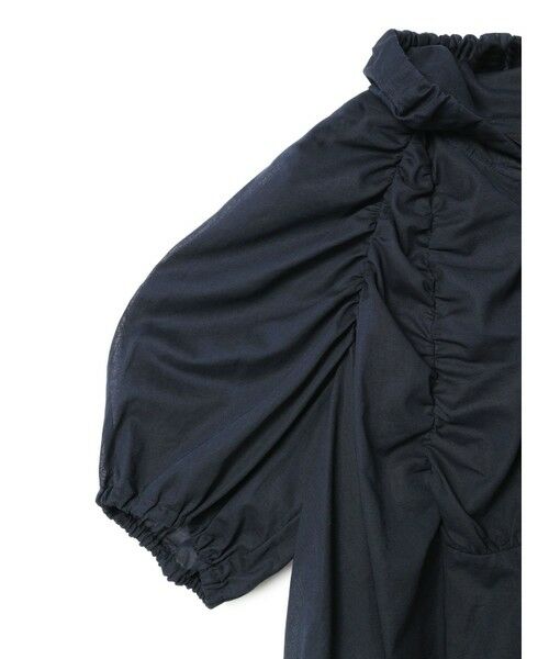 mizuiro ind / ミズイロインド シャツ・ブラウス | mizuiro ind ギャザーフード付きシャツ | 詳細4