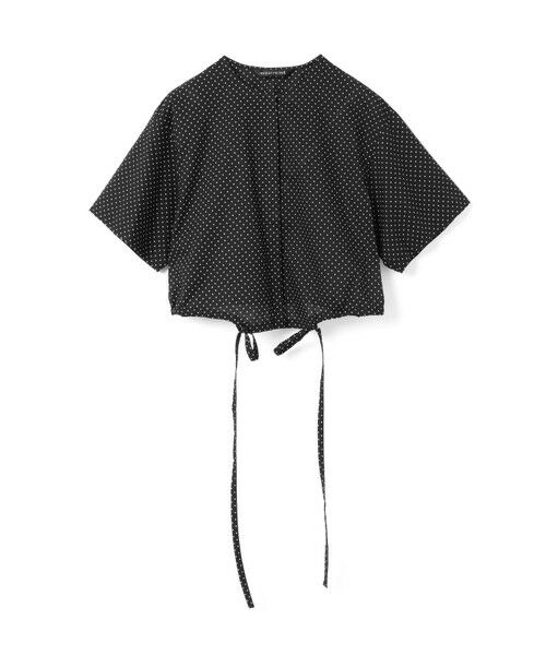 セール】 mizuiro ind ドットドローストリングシャツ （シャツ