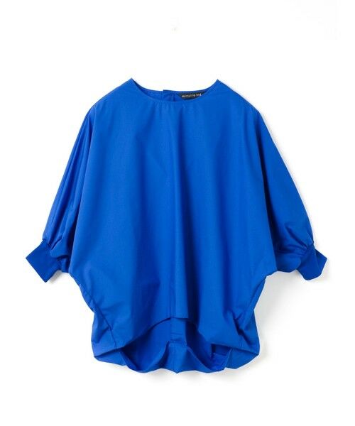 mizuiro ind/ミズイロインド mizuiro ind ボートネックコクーンプルオーバー ブルー(color31) FREE mizuiro ind/ミズイロインド mizuiro ind ボートネックコクーンプルオーバー ブルー(color31) FREE