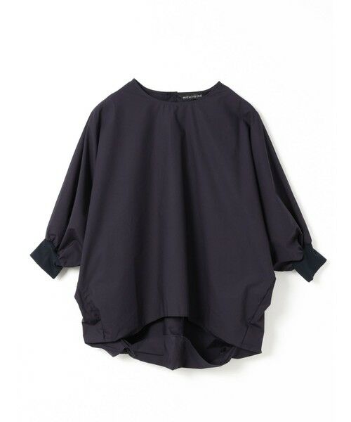 mizuiro ind/ミズイロインド mizuiro ind ボートネックコクーンプルオーバー ネイビー(color77) FREE mizuiro ind/ミズイロインド mizuiro ind ボートネックコクーンプルオーバー ネイビー(color77) FREE