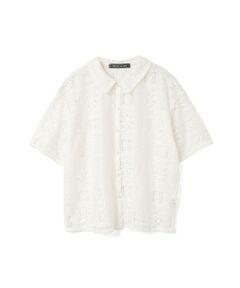 セール】 mizuiro ind コットンクレープショートシャツ （シャツ