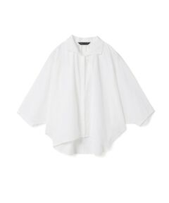 mizuiroind ブラウス シャツ mizuiro ind スタンドカラーワイド