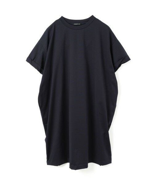 mizuiro ind/ミズイロインド mizuiro ind ロールアップスリーブワンピース ネイビー(color77) FREE mizuiro ind/ミズイロインド mizuiro ind ロールアップスリーブワンピース ネイビー(color77) FREE