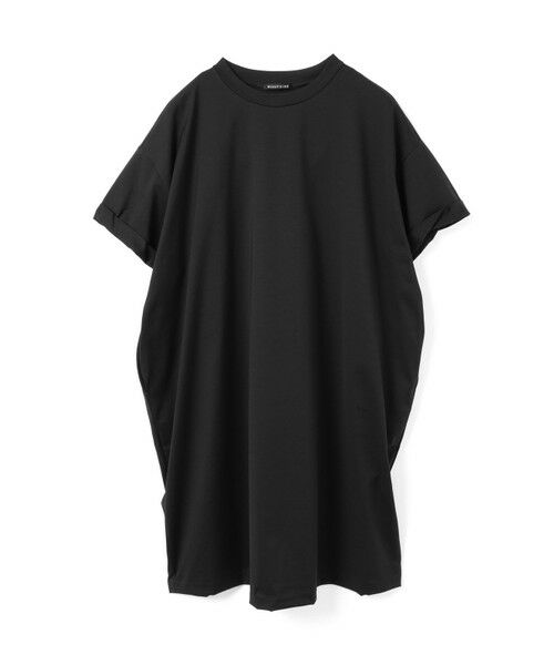 mizuiro indミズイロインド 新品 ロールアップスリーブワンピース F mizuiro ind（ミズイロインド） ロールアップ スリーブ