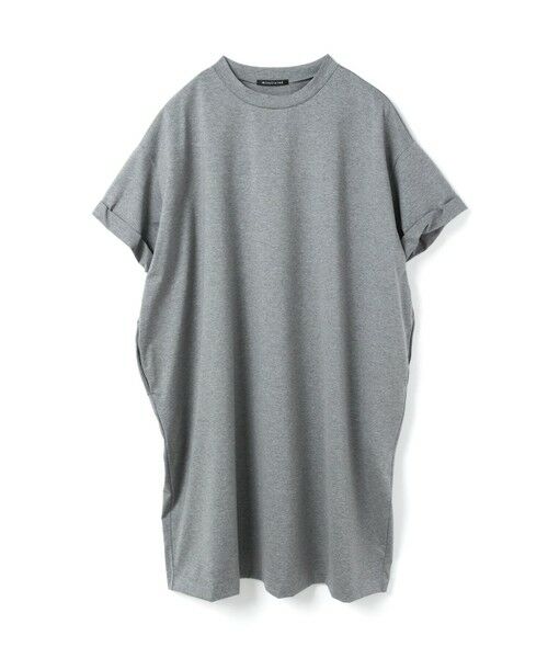 mizuiro ind/ミズイロインド mizuiro ind ロールアップスリーブワンピース トップグレー(color91) FREE mizuiro ind/ミズイロインド mizuiro ind ロールアップスリーブワンピース トップグレー(color91) FREE