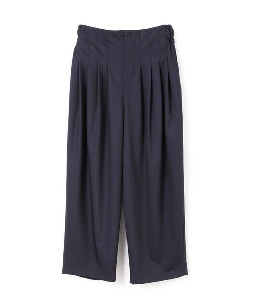 mizuiro ind/ミズイロインド mizuiro ind ハイウエストタックパンツ ネイビー(color77) FREE mizuiro ind/ミズイロインド mizuiro ind ハイウエストタックパンツ ネイビー(color77) FREE