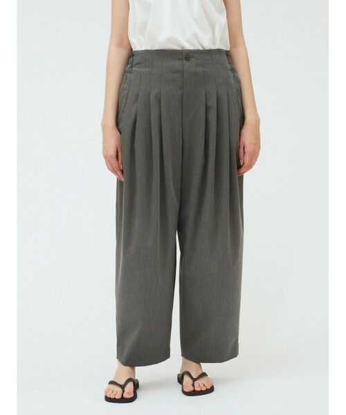 セール】 mizuiro ind ハイウエストタックパンツ （その他パンツ