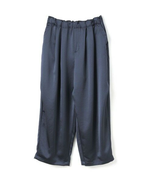mizuiro ind / ミズイロインド その他パンツ | mizuiro ind サテンワイドカーゴパンツ(ネイビー(color77))