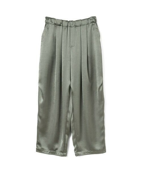 mizuiro ind / ミズイロインド その他パンツ | mizuiro ind サテンワイドカーゴパンツ（グレー(color92)）